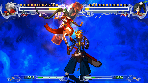 BlazBlue: Calamity Trigger Portable screenshot 3 for PSP